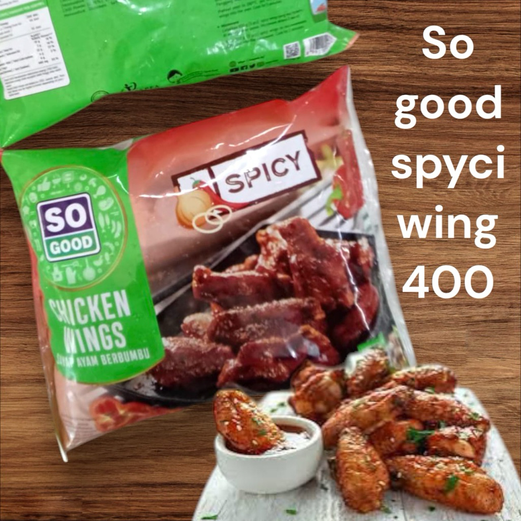 

So good spicy wings 400gr