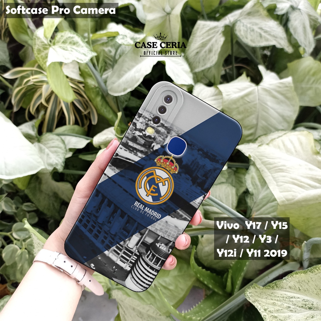 Case For Vivo  Y17 / Y15 / Y12 / Y3 / Y12i / Y11 2019 – Casing Motif Club Bola - Softcase Pro Camera