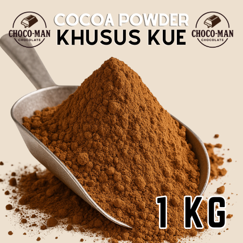 

Chocoman - Coklat Bubuk Murni 1kg - COKELAT BUBUK Cocoa Powder Murni Tanpa Gula - Cokelat bubuk Khusus olahan Kue - Tidak bisa untuk minuman