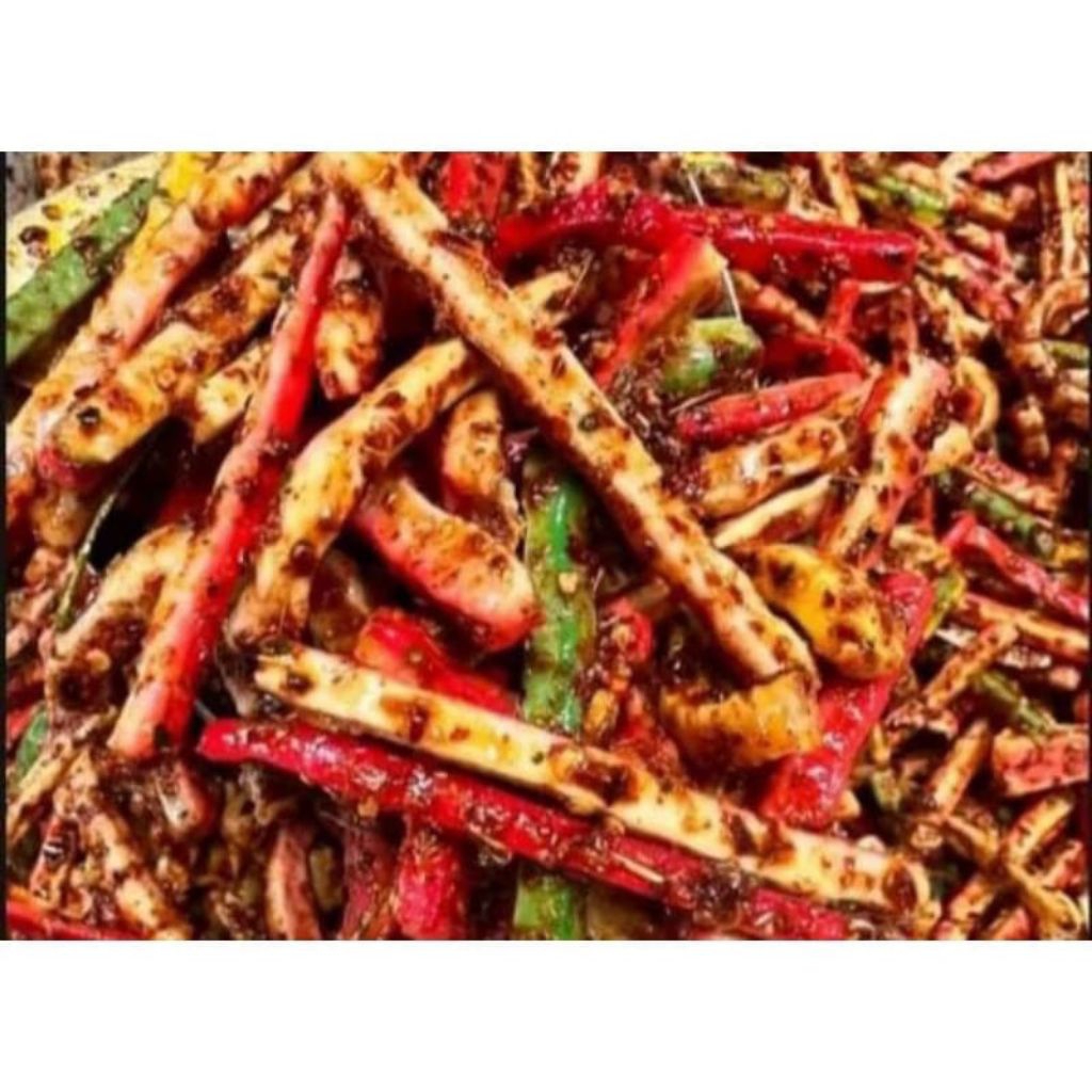 

Seblak krupuk jaat/ krupuk beton pedas gurih daun jeruk 1kg