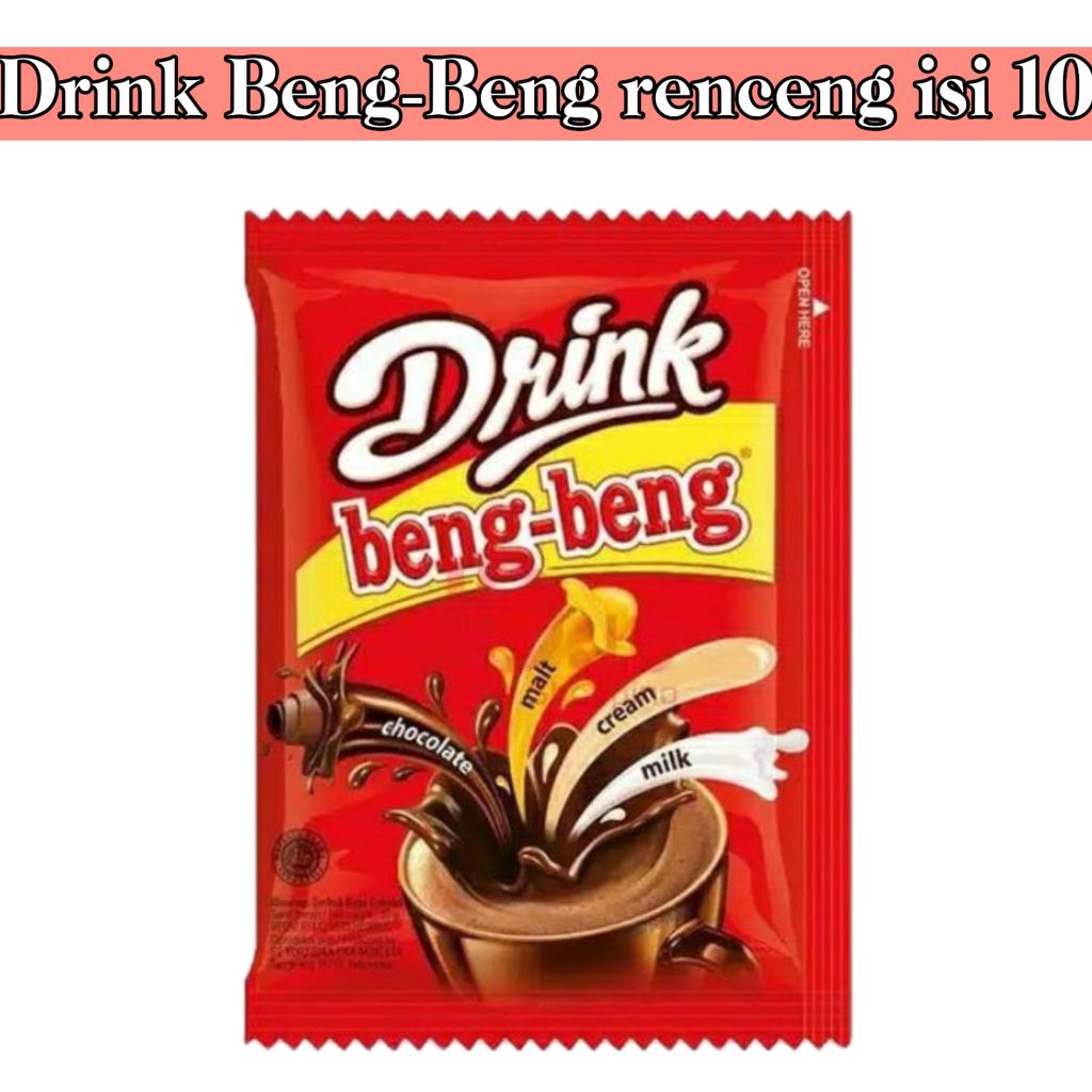 

Drink Beng-beng renceng isi 10/ Drink bengbeng coklat