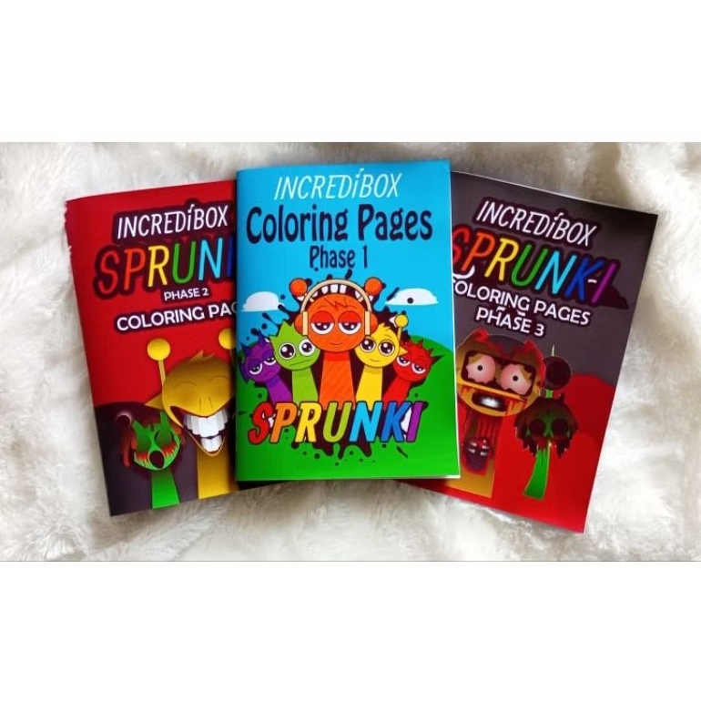 

Kertas Mewarnai Gambar Anak Kertas Gambar Sprunki (10 Lembar) Kertas Tebal 160g Coloring Pages Sprunki