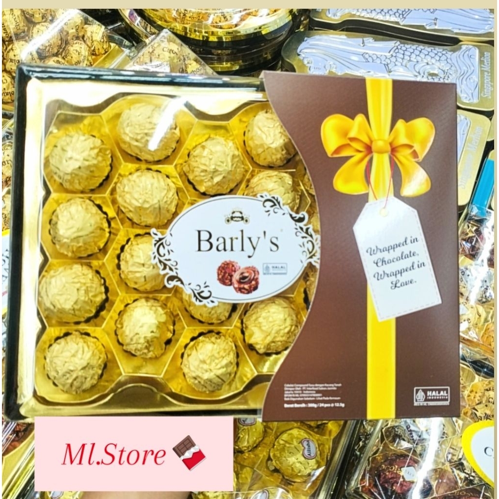 

Barly's Chocolate Wafer Ball 312gr | Ribbon |