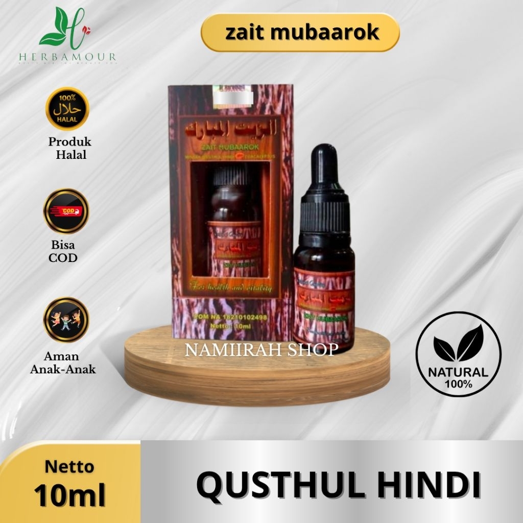 MINYAK QUSTHUL HINDI ZAIT MUBAAROK / ZAIT MUBAROK