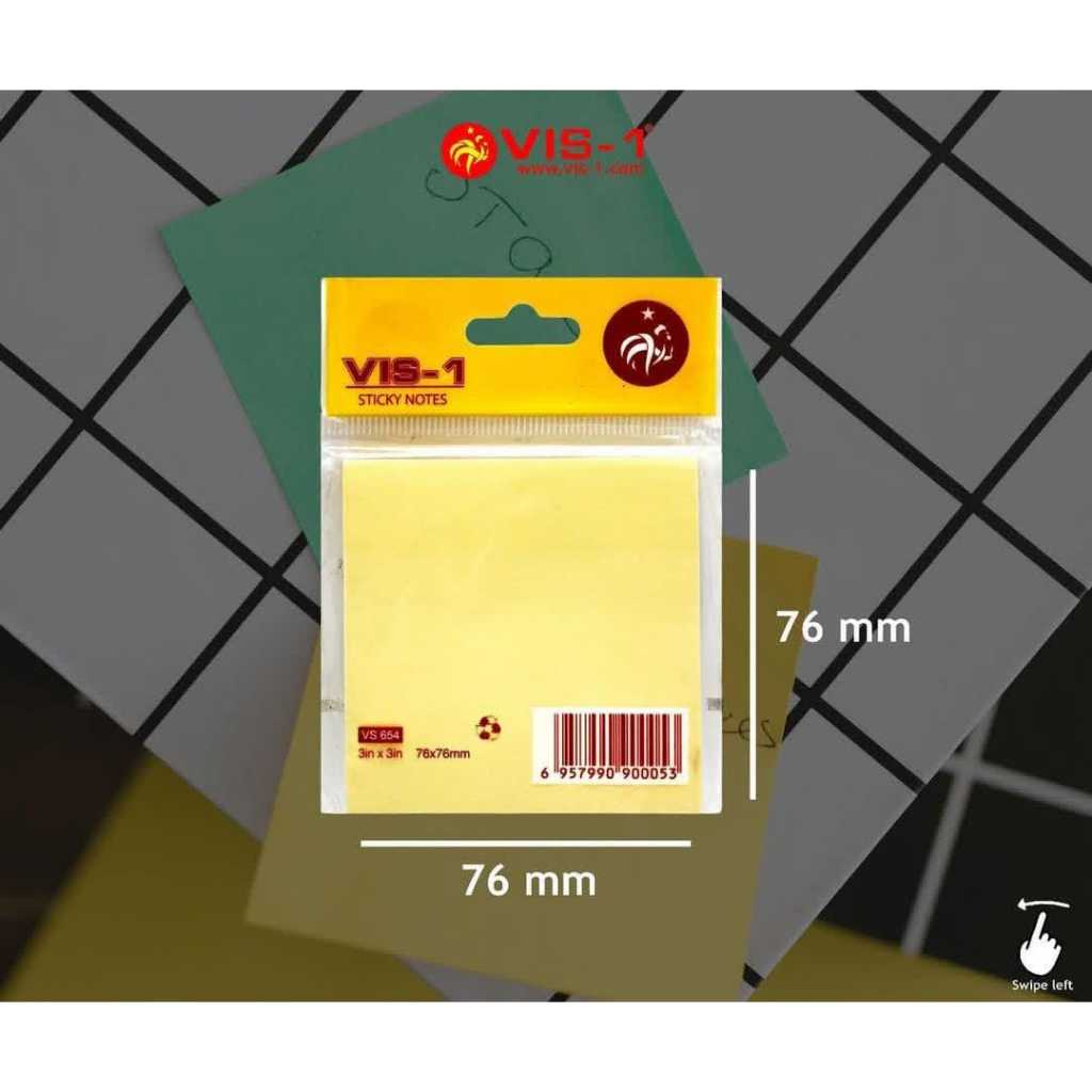 

Stick Note VIS-1 VS 654 76 x 76mm/Memo sticky 76x76mm