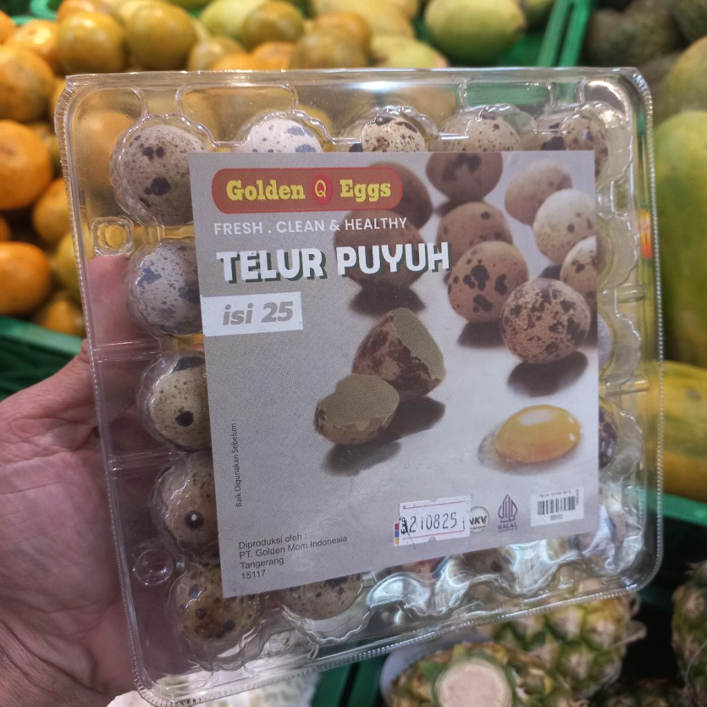 

telur puyuh premium kualitas grade A isi 25 butir