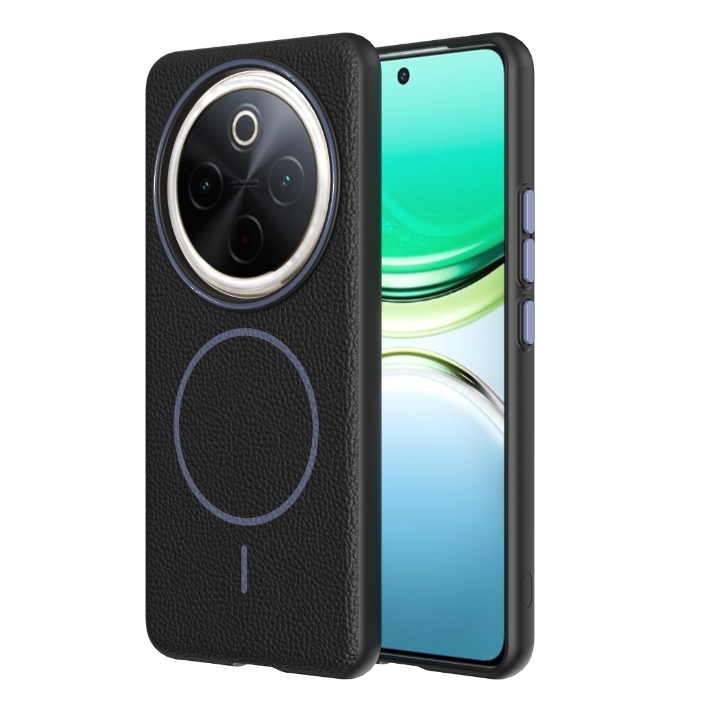 LYCHEE TEXTURE MAGSAFE CASE WIRELESS CHARGING MAGNETIC CASE FOR IQOO Z10 5G PREMIUM FROSTED MATTE CA