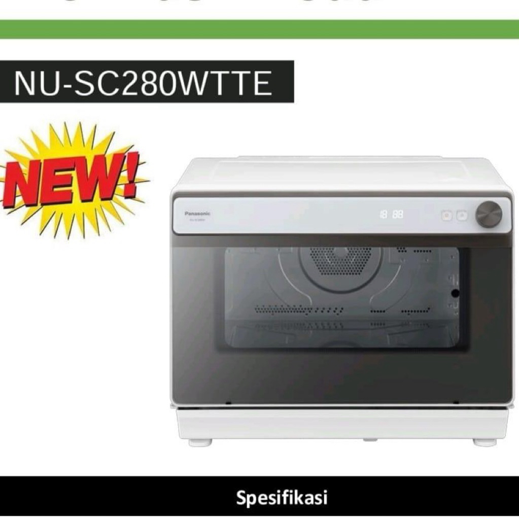 Panasonic NU-SC280WTTE (White) Steam Oven Convection Air Fryer Steril NUSC280