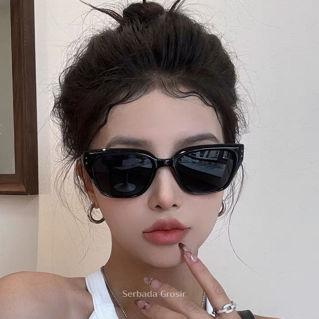 Serbada Grosir  Kacamata Fashion Korean Style GM Nada SBG-0057 Kacamata Lensa Anti UV-400 Eyewear + 