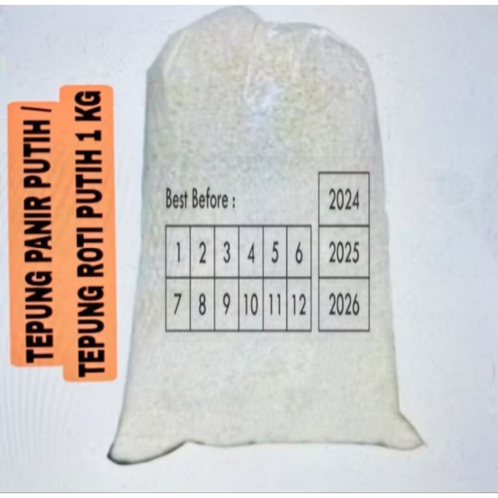 

Tepung Roti Putih / Tepung Panir Putih 1 KG