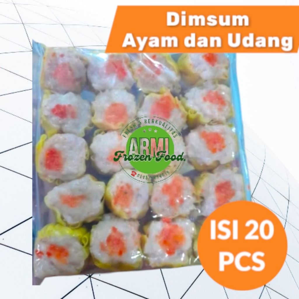 

Dimsum Ayam Udang Aneka Toping Isi 20 pcs