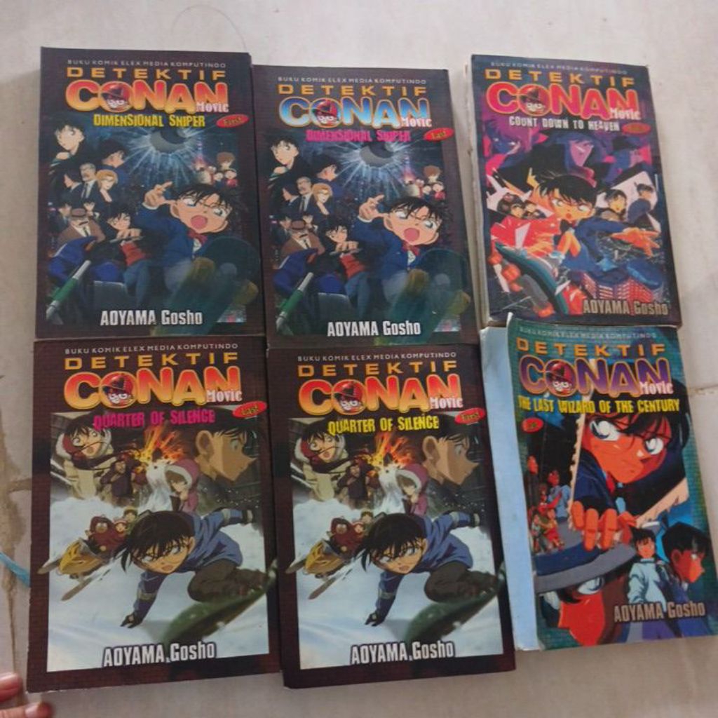 KOMIK DETECTIVE CONAN MOVIE SUN FLOWER INFERNO. VISUAL SELECTION EPISODE ONE THE GREAT DETECTIVE TUR