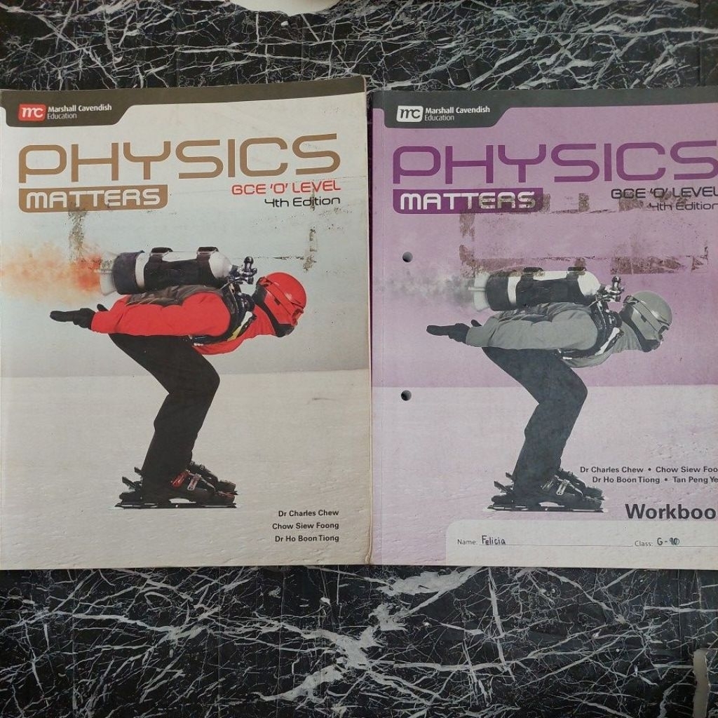 PHYSICS MATTERS GCE'0'LEVEL 4TH EDITION TEXTBOOKDAN WORKBOOK