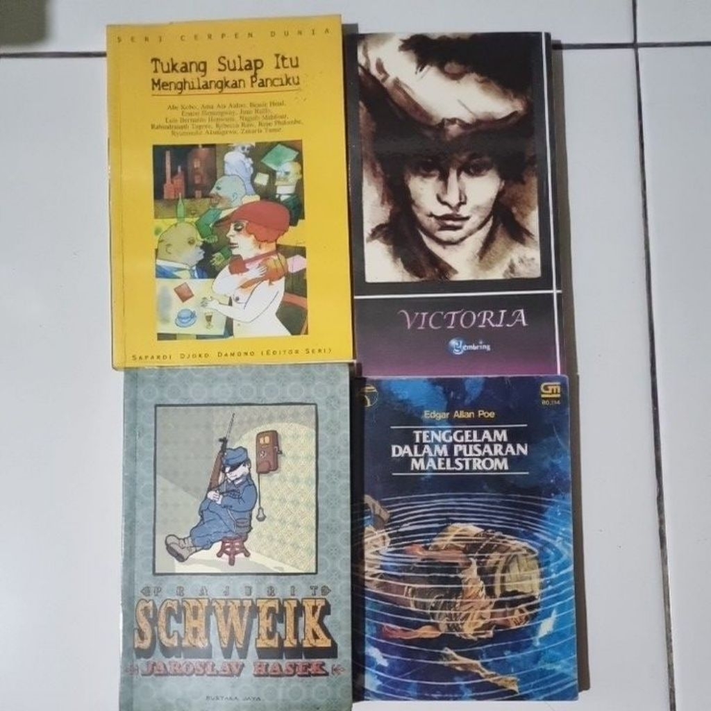 Novel dan Kumcer Klasik Preloved ORIGINAL Terjemahan | Tukang Sulap itu Menghilangkan Panciku | Vict