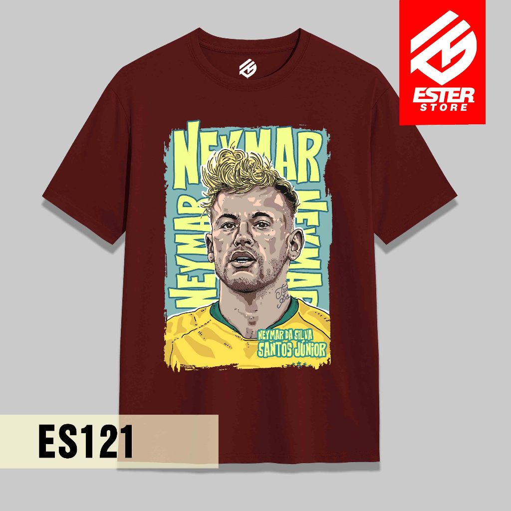 Esterstore.id ES121 – T-shirt Neymar Jr Timnas Brazil
