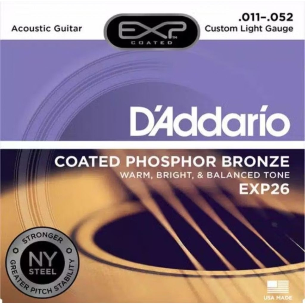 senar gitar D'Addario akustik EXP26