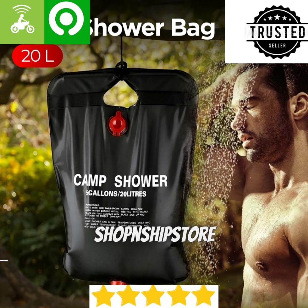Kantong Air Shower Mandi Camp Shower Bag 20 L