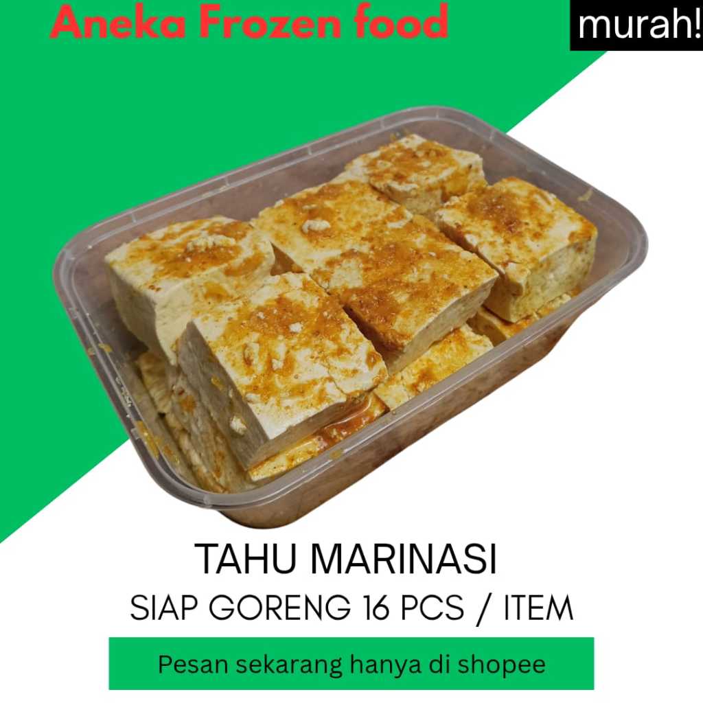 

TAHU MARINASI | MARINATED TOFU | TAHU SIAP GORENG PRAKTIS | TAHU BUMBU KUNING | TAHU GORENG FRESH