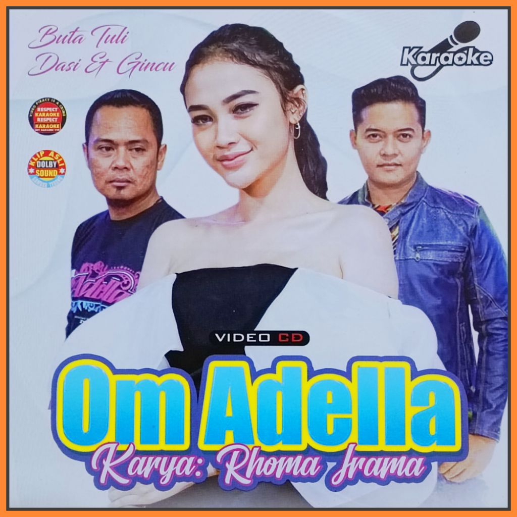 Kaset VCD 11 Lagu Dangdut Koplo Adella Album Karya Rhoma irama Pilihan Terpopuler