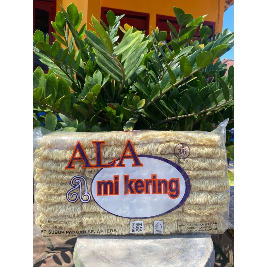 

Mie Kering (ALA) 1100 gram/1,1 kg, isi 36