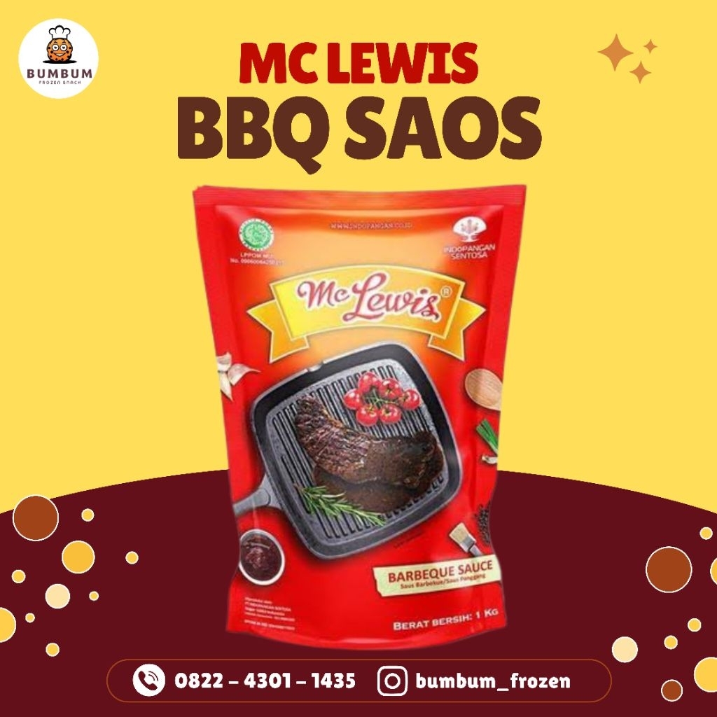 

Mc Lewis Barbeque Saos 1kg