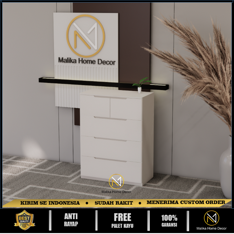 nakas 5 laci lemari baju lemari bayi tempat baju bayi nakas kosmetik n8 5 laci murah meja serbaguna 