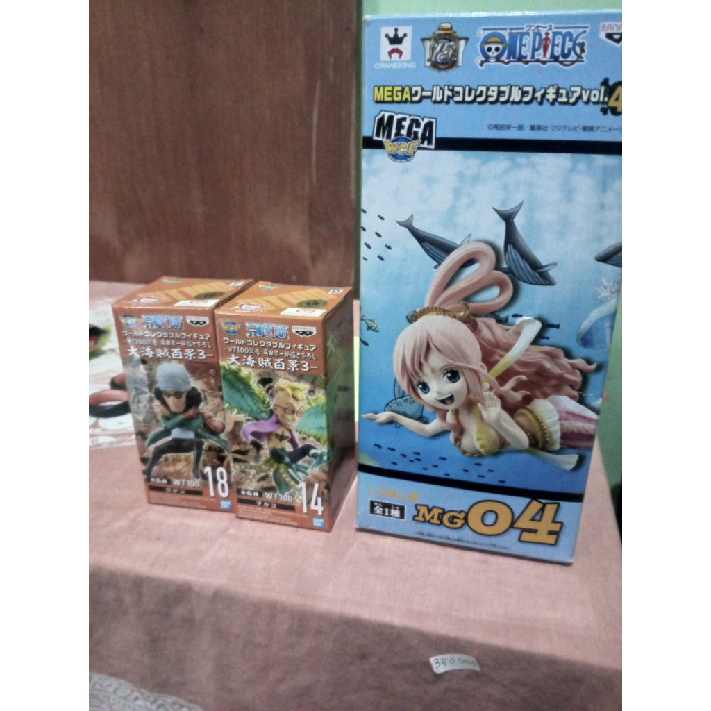 One Piece WCF Mega Shirahoshi and Marco Aokiji Kuzan WT100
