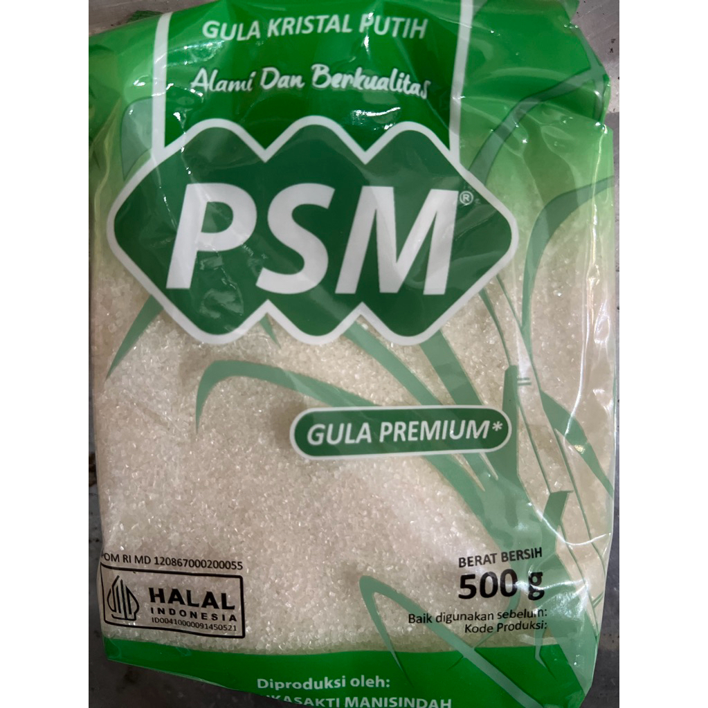 

Gula kristal putih PSM 500g