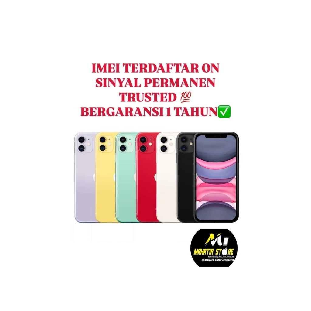 IPHONE 11 64GB 128GB 256GB SECOND ORI NORMAL