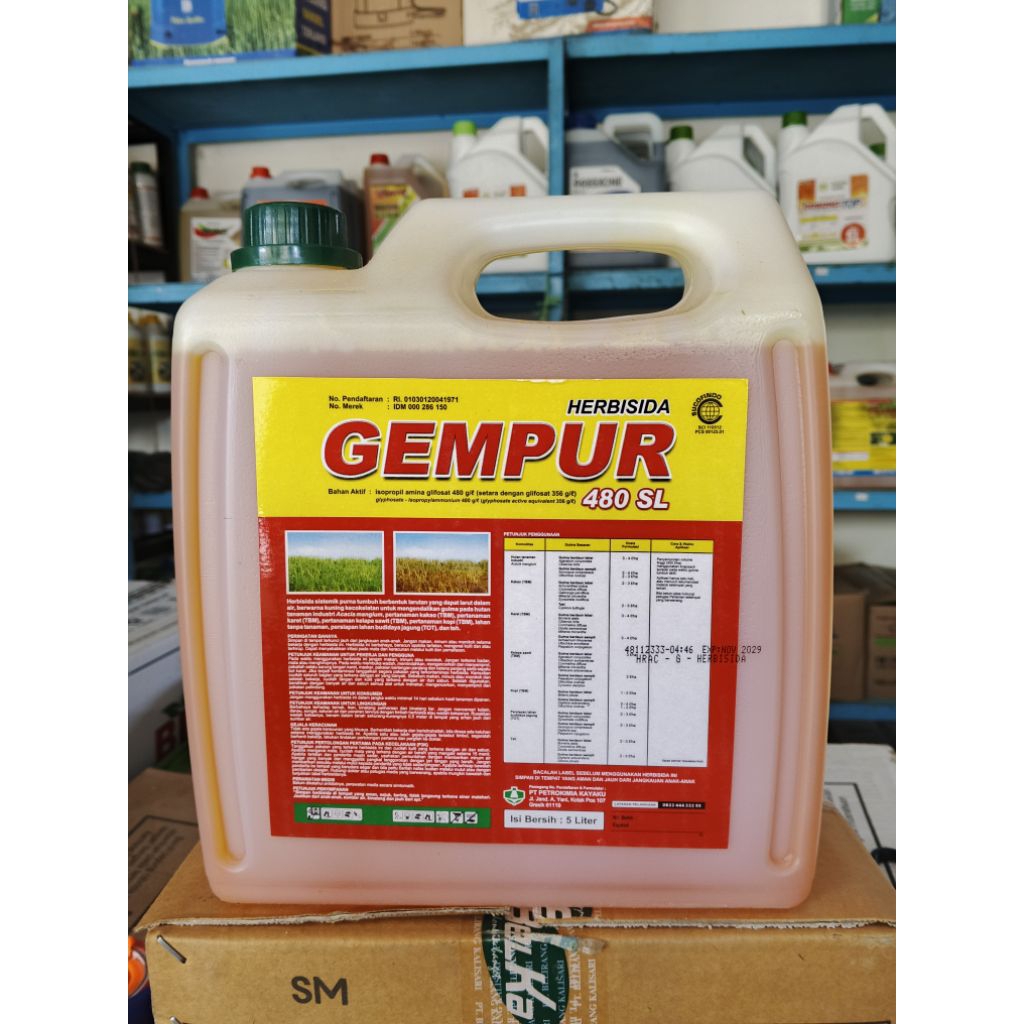 Herbisida sistemik GEMPUR 480SL 5 LITER