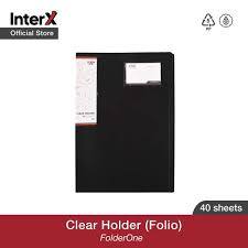 

CLEAR HOLDER FOLDER ONE 20S