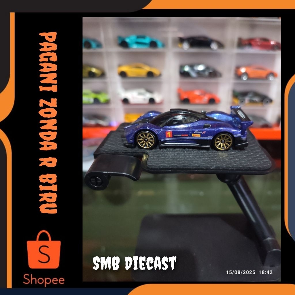 HOT WHEELS PAGANI ZONDA R BIRU LOS (REGULER)