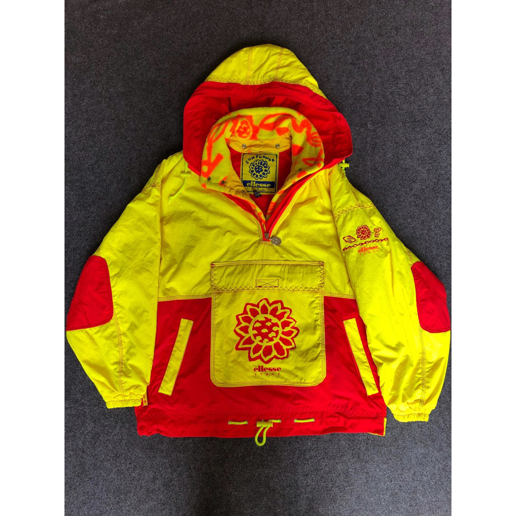 JAKET VINTAGE ELLESSE SUN FLOWER