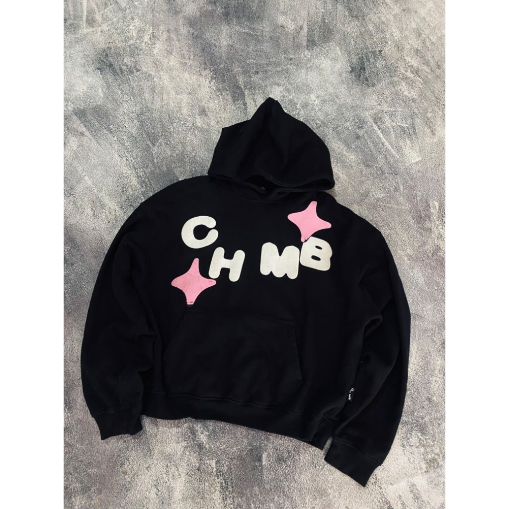 BOXY HOODIE CHMB BEDS STAR BLACK ORIGINAL CHAMBREDELAVAIN BEDSTAR CHAMBRE DE LA VAIN LIMITED EDITION