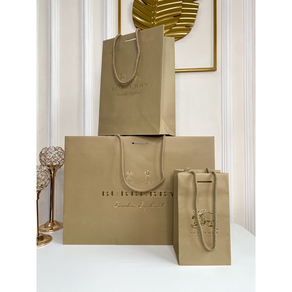 

Paper Bag Burberry Original Store Paperbag Authentic From Store