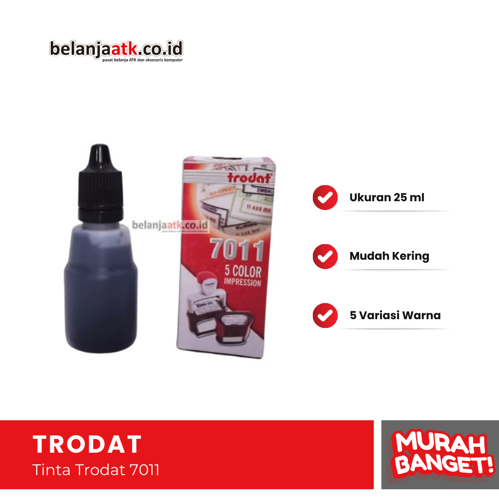 

Tinta Stempel Trodat 7011 25 ml / Tinta Stempel