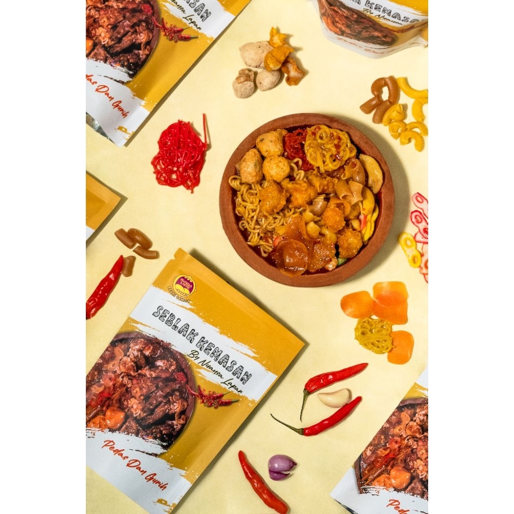 

Seblak Instan Kemasan Gurih dan Pedas dengan Siomay dan Batagor