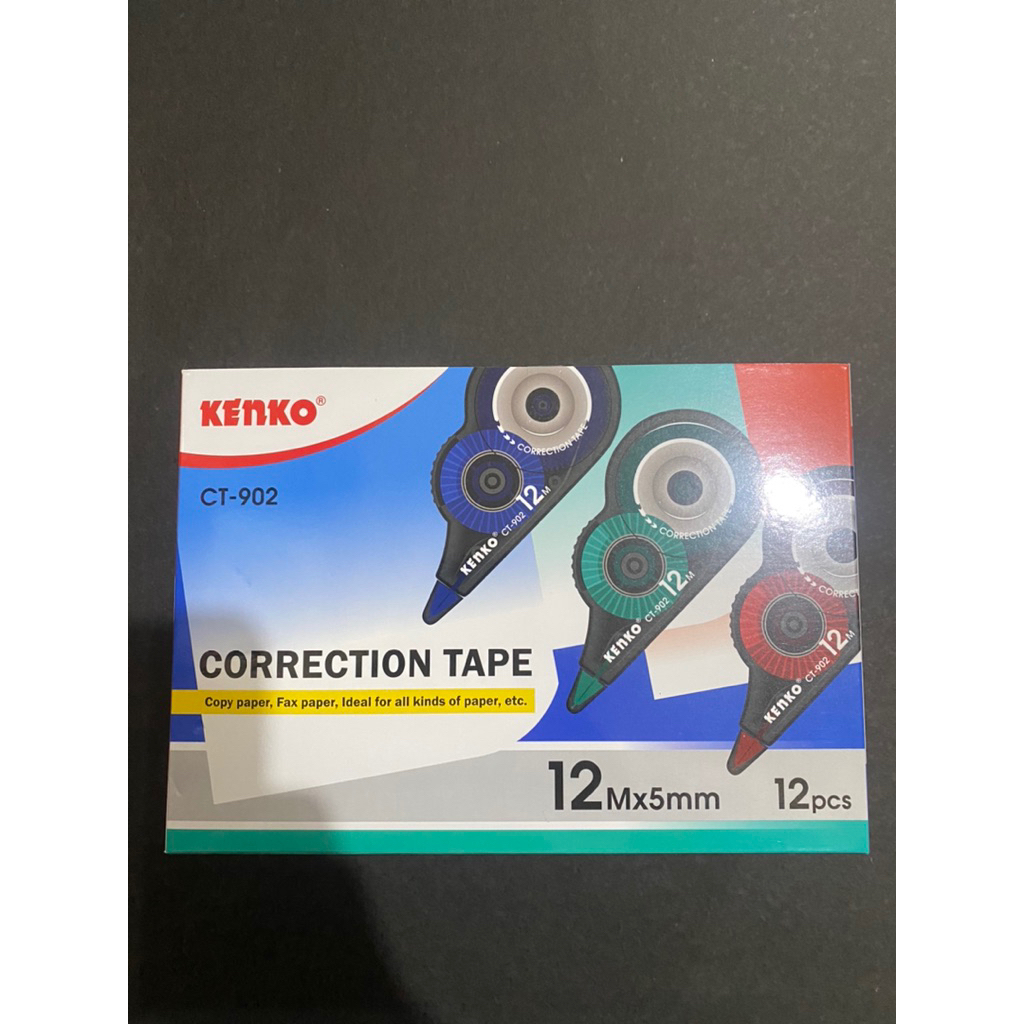 

CORRECTION TPE KENKO CT902 /TIPE KERTAS ( 12M x 5MM)