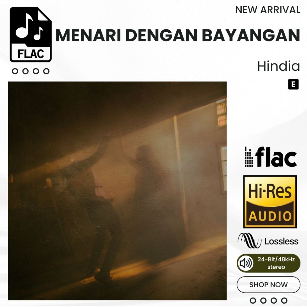 Menari Dengan Bayangan Hindia Album lagu FLAC Hi-Res Lossless 24bit 48kHz