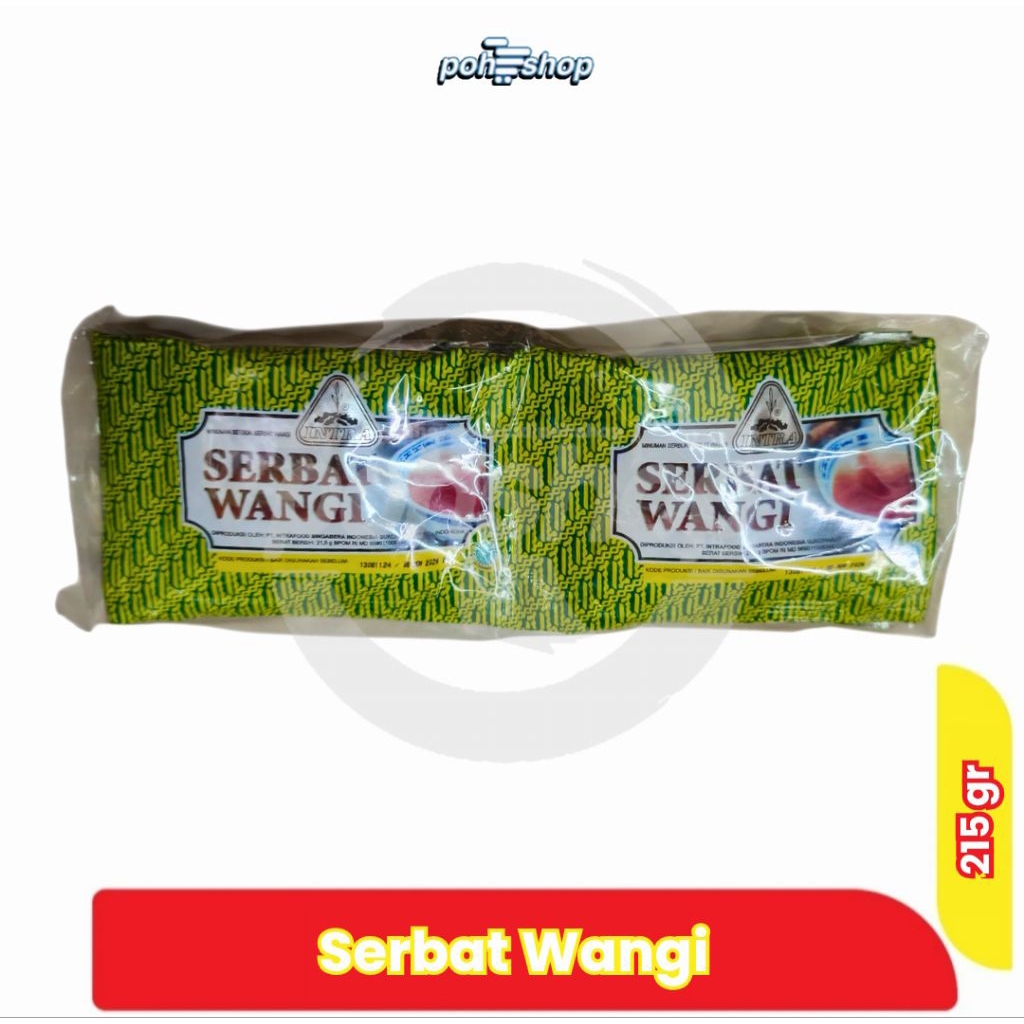 

Intra Serbat Wangi kemasan Pack isi 10 Sachet