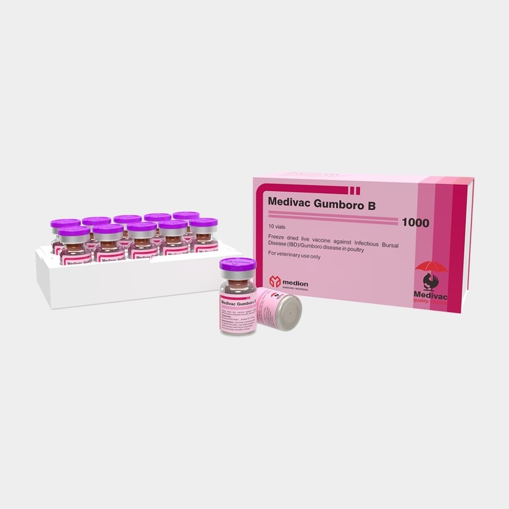 Vaksin Ayam GUMBORO B dosis 100 500 ayam