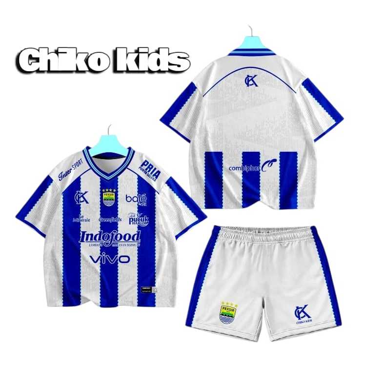 Jersey Persib terbaru anak 2-12 tahun/jersey bola anak/fashion/ootd bahan premium