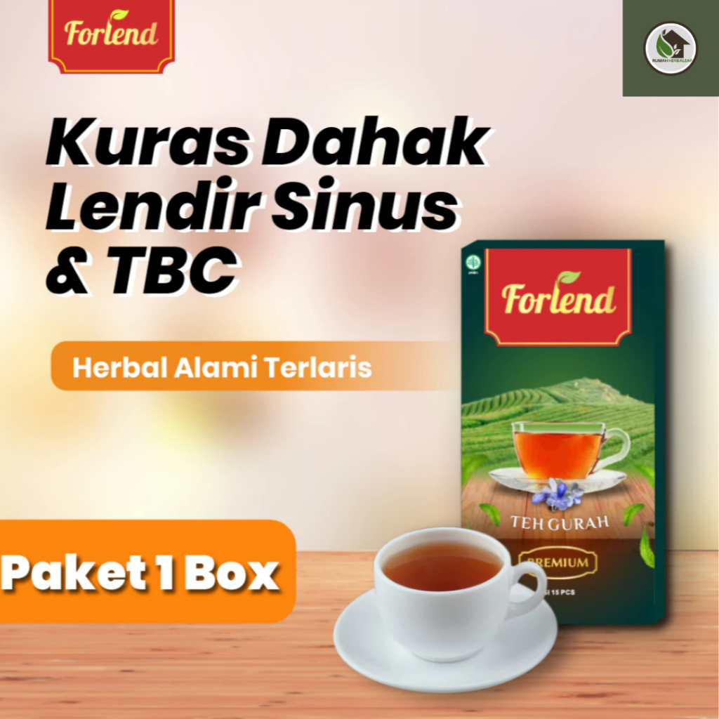 

Asma Sesak Nafas Batuk berdahak dan lendir Pakai Teh Kurah Forlend