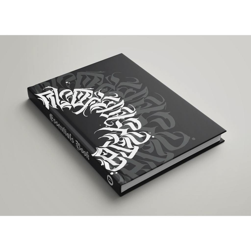 

Essentials Book - Notebook Hardcover - Calligraphy Black
