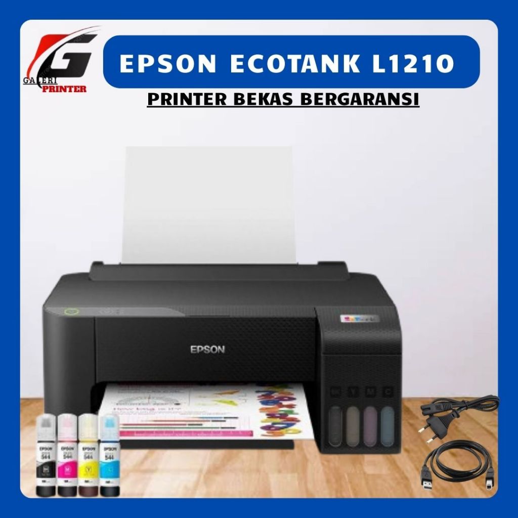 Printer Epson l1210 EcoTank Second Sudah Siap Pakai Bergaransi