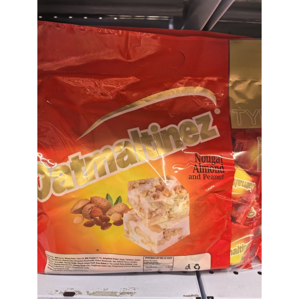 

Tyl oatmaltinez nougat almond and peanuts 200gr. oatmaltinez nougat almond