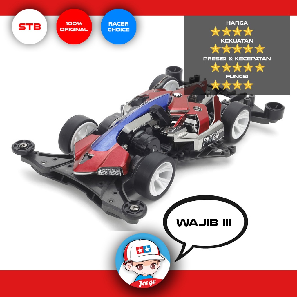Tamiya Mini 4WD - Mach Frame Black Metallic - Original