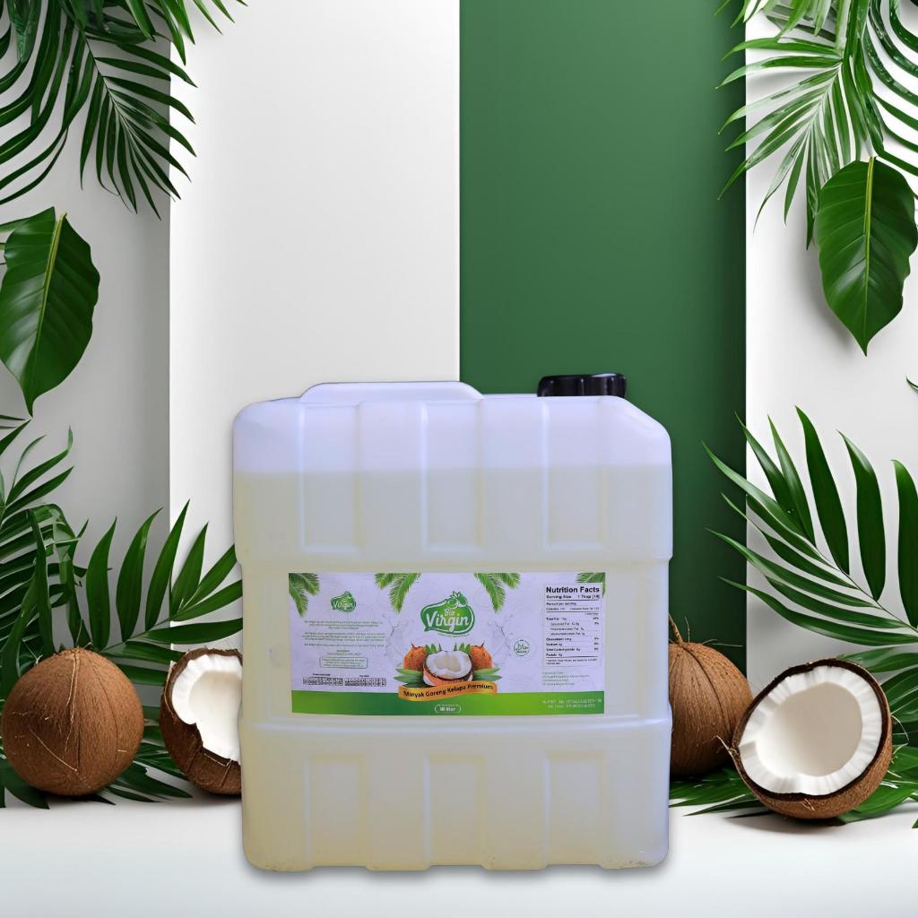 

Bio Virgin Minyak Goreng Kelapa Coconut Cooking Oil Organik non RBD 18 Liter
