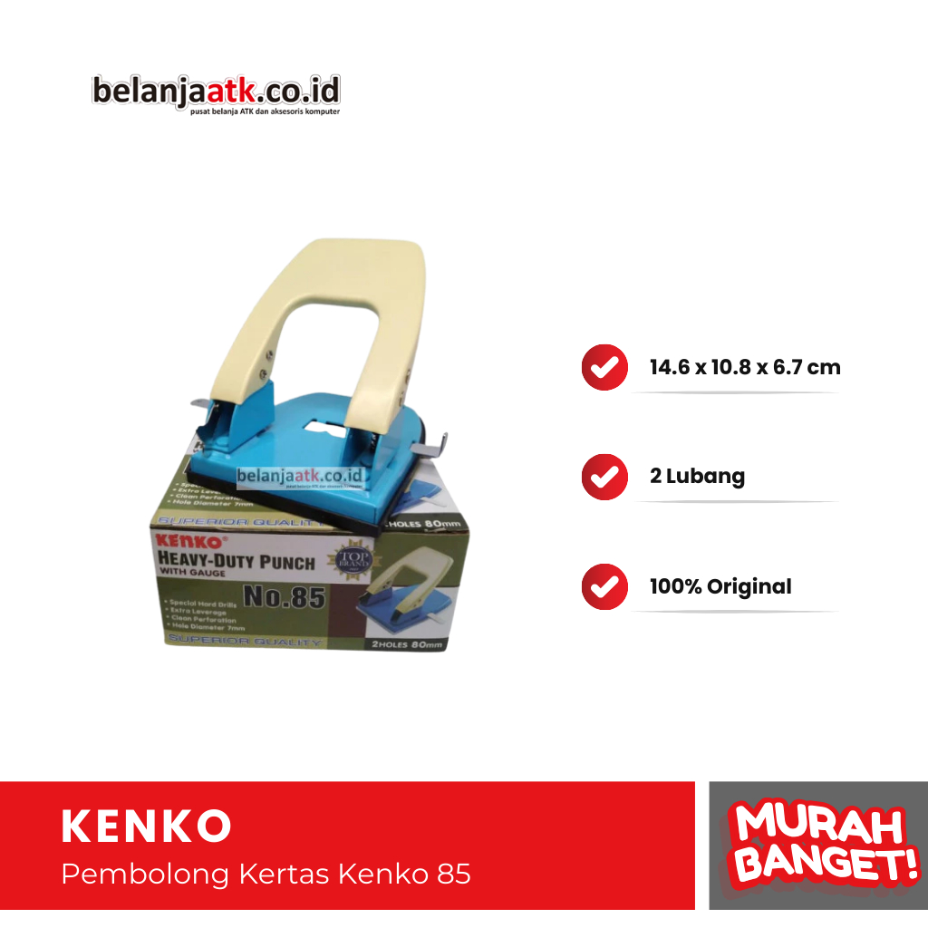 

Pembolong Kertas Kenko 85 / Perforator