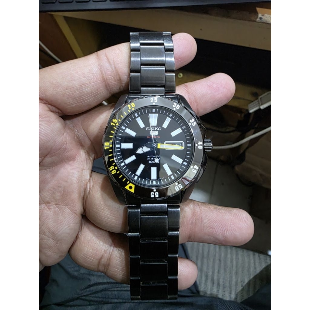 jam tangan seiko 5 sports automatic watch pria wanita analog